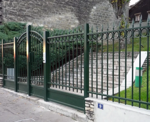 Portail avec clôture installation à Courbevoie 92400